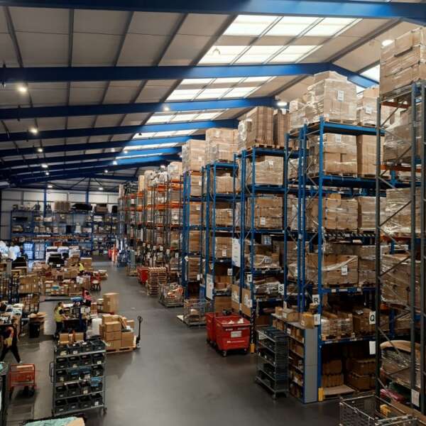 Inside of Ark-H's unit 32 warehouse